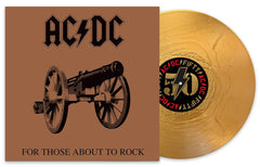 AC/DC For Those About To Rock Vinyl LP [Gold][2024]