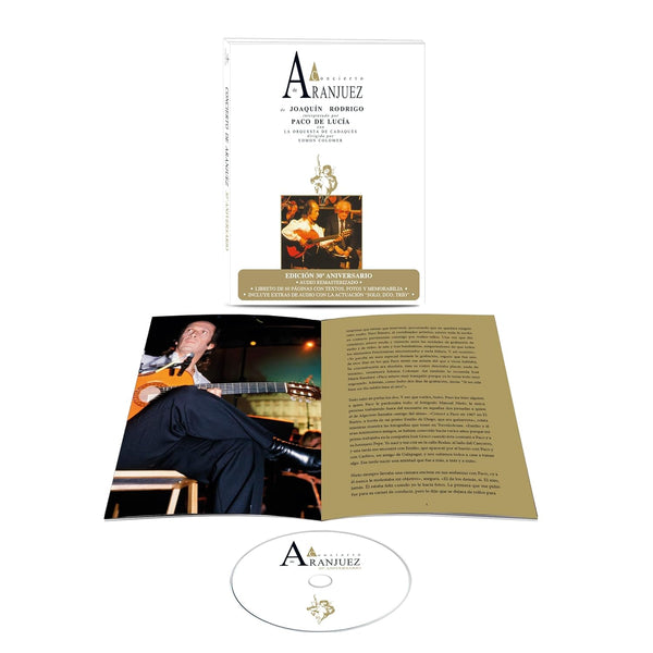 Paco De Lucia Concierto De Aranjuez 30 Aniversario Deluxe CD [Importado]
