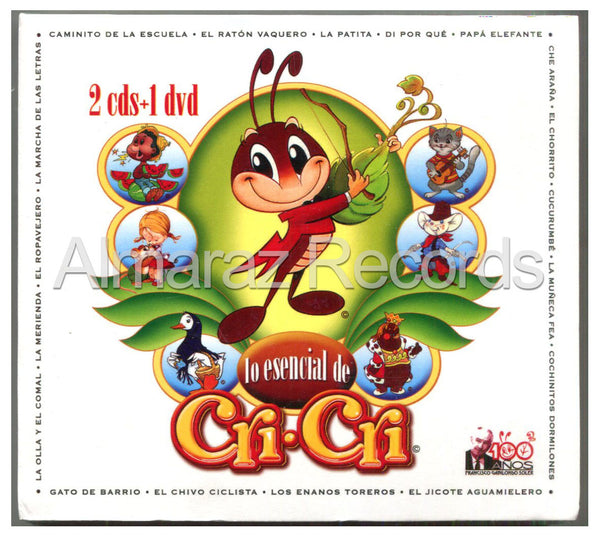 Cri-Cri Lo Esencial De Cri-Cri 2CD+DVD
