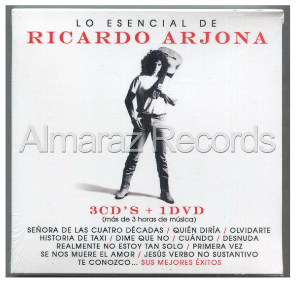 Ricardo Arjona Lo Esencial De Ricardo Arjona 3CD+DVD