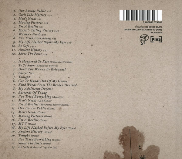 The Cribs Men's Needs Women's Needs Whatever 2CD [Importado]