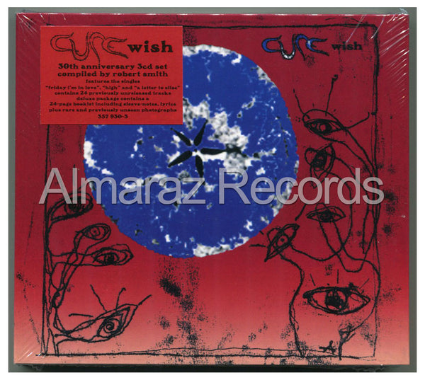 The Cure Wish 30 Anniversary Deluxe 3CD [Importado]