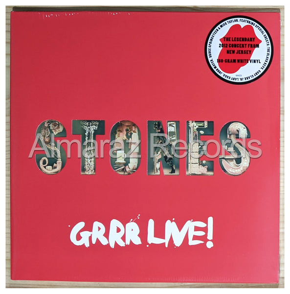 The Rolling Stones GRRR Live! Limited White Vinyl LP