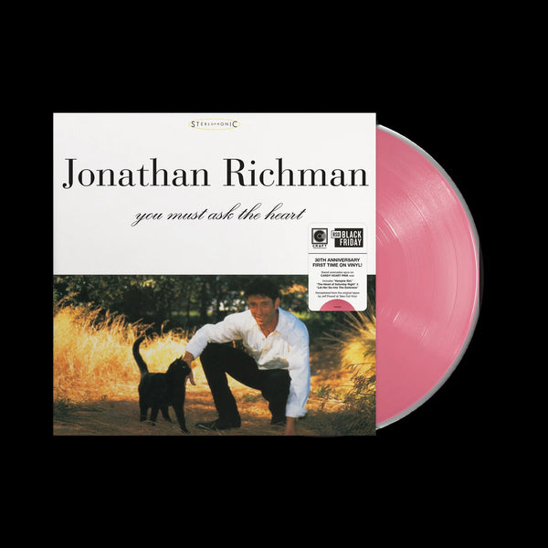 Jonathan Richman You Must Ask The Heart Vinyl LP [Candy Heart Pink][RSD Black Friday 2025]