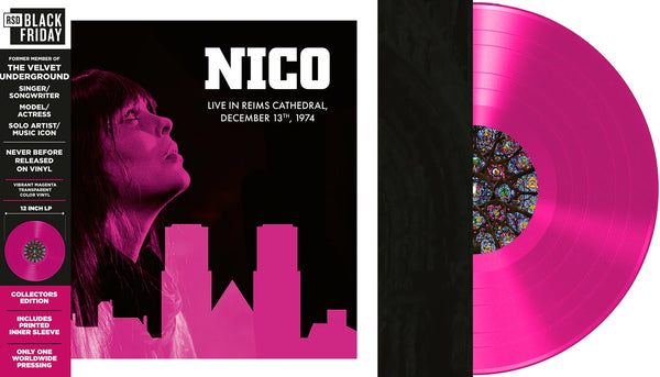 Nico Live In Reims Cathedral Vinyl LP [Transparent Magenta][RSD Black Friday 2025]