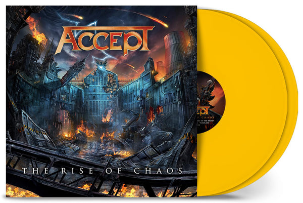 Accept The Rise Of Chaos Vinyl LP [Yellow]