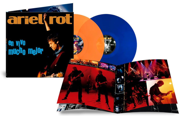 Ariel Rot En Vivo Mucho Mejor Vinyl LP [Naranja/Azul]