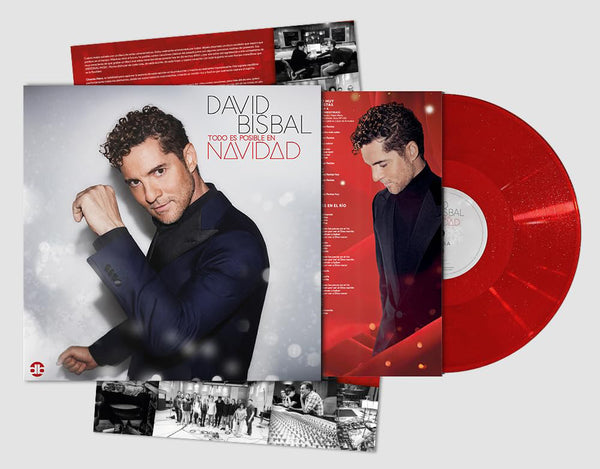 David Bisbal Todo Es Posible En Navidad Vinyl LP [Rojo]