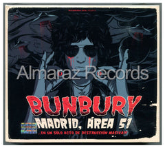 Enrique Bunbury Madrid Area 51 En Un Solo Acto De Destruccion Masiva 2CD+2DVD