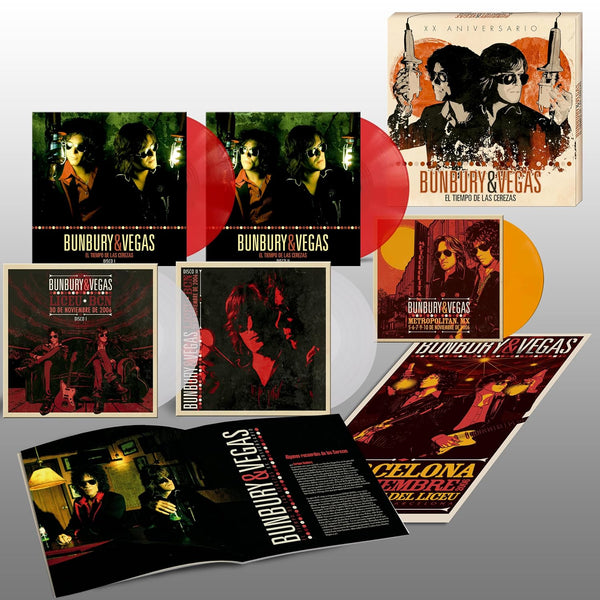 Enrique Bunbury & Nacho Vegas El Tiempo De Las Cerezas XX Aniversario Vinyl LP Boxset