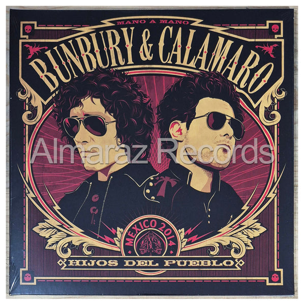 Enrique Bunbury & Andres Calamaro Hijos Del Pueblo Vinyl LP