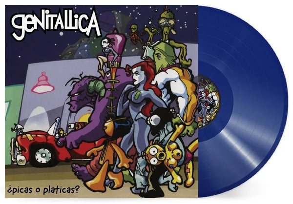 Genitallica Picas O Platicas Vinyl LP [Azul]