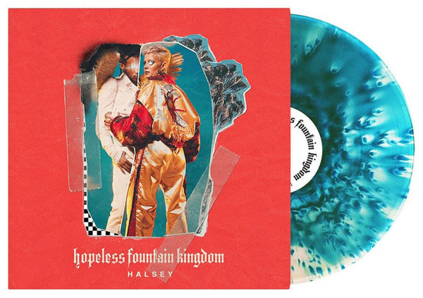 Halsey Hopeless Fountain Kingdom Vinyl LP [Clear With Teal Splatter]