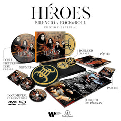 Heroes Del Silencio Silencio Y Rock & Roll Vinyl LP+CD+Blu-Ray Boxset [Limitado]
