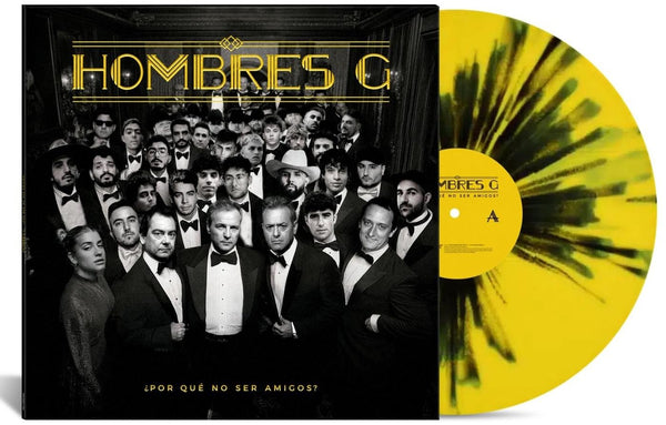 Hombres G ¿Por Que No Ser Amigos? Vinyl LP [Amarillo Splatter]