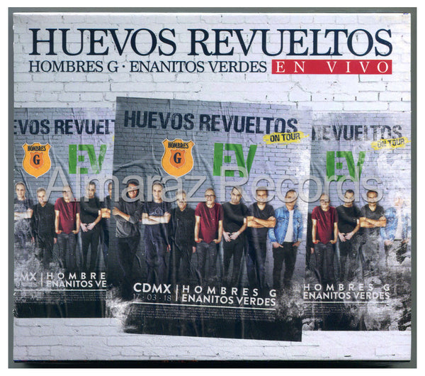 Hombres G & Enanitos Verdes Huevos Revueltos En Vivo 2CD+DVD