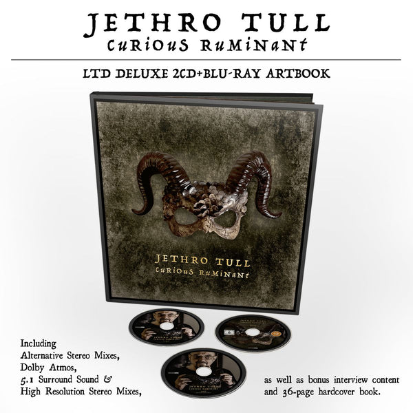 Jethro Tull Curious Ruminant Deluxe 2CD+Blu-Ray [Importado]