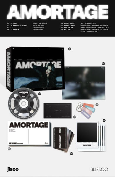 Jisoo Amortage CD Boxset [Black Fade]