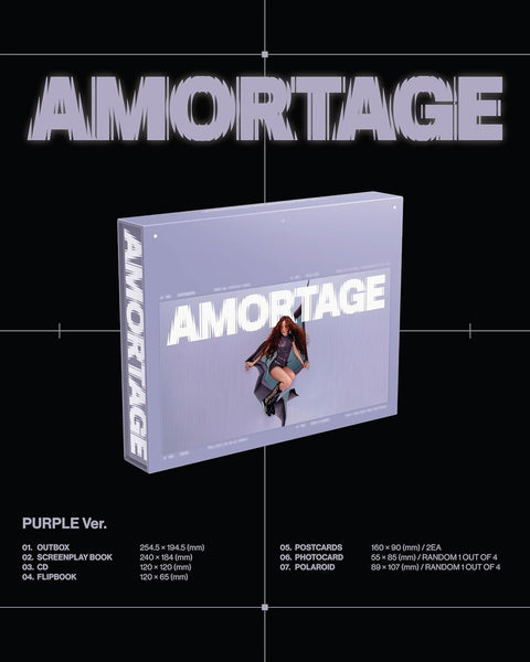 Jisoo Amortage CD Boxset [Purple Bloom]