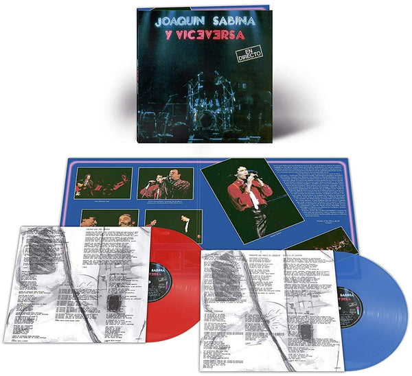 Joaquin Sabina Y Viceversa En Directo Vinyl LP [Rojo/Azul]