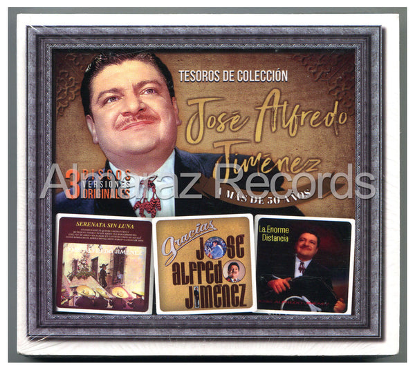 Jose Alfredo Jimenez Tesoros De Coleccion A Mas De 50 Años 3CD