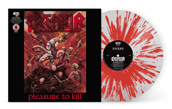 Kreator Pleasure To Kill Vinyl LP [Clear/Red Splatter]