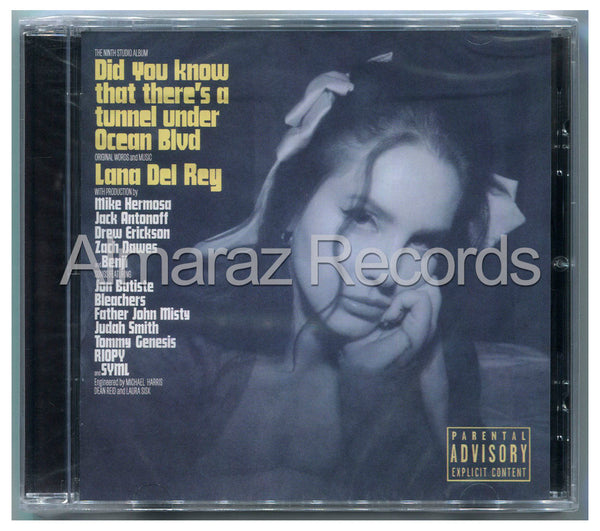 Lana Del Rey Did You Know That There's A Tunnel Under Ocean Blvd CD [Importado]