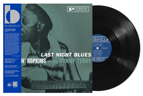 Lightning Hopkins Last Night Blues Vinyl LP