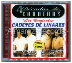 Los Cadetes De Linares 4 Decadas De Corridos CD