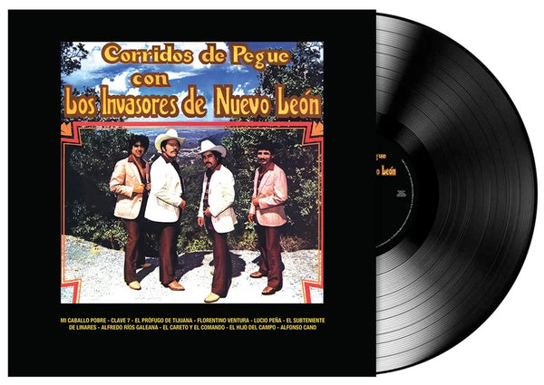 Los Invasores De Nuevo Leon Corridos De Pegue Vinyl LP