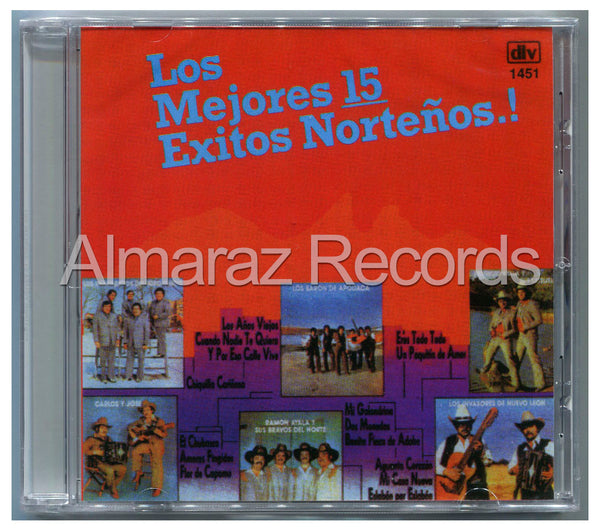 Los Mejores 15 Exitos Norteños CD