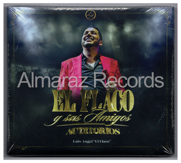 Luis Angel El Flaco Y Sus Amigos Auditorios 2CD+DVD