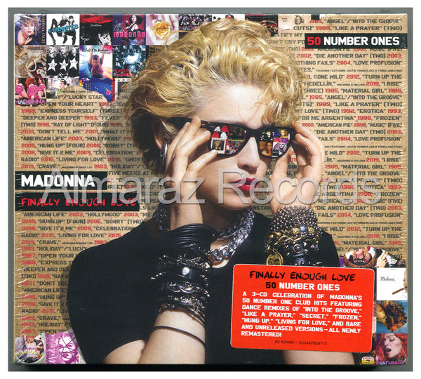 Madonna Finally Enough Love 50 Number Ones 3CD [Importado]
