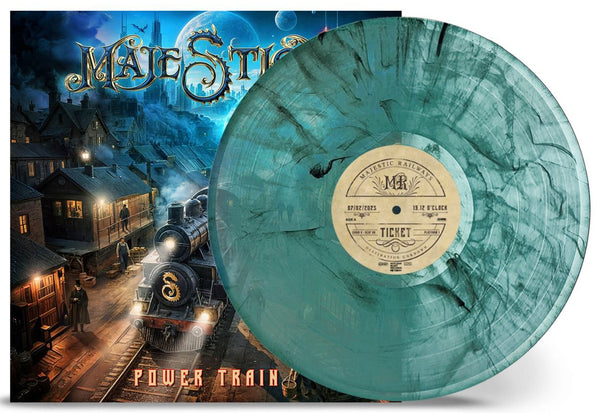 Majestica Power Train Vinyl LP [Turquoise & Black Smoke]