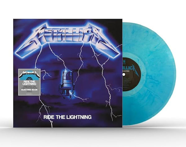 Metallica Ride The Lightning Vinyl LP [Electric Blue]