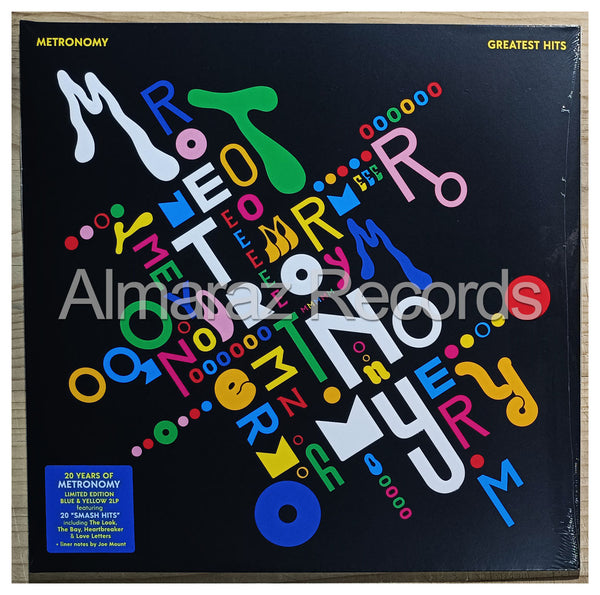 Metronomy Greatest Hits Vinyl LP [Yellow/Blue]