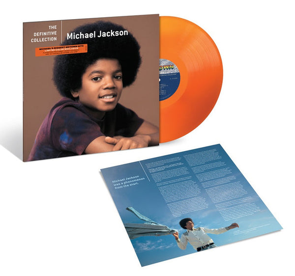 Michael Jackson The Definitive Collection Vinyl LP [Pumpkin Spice Orange]