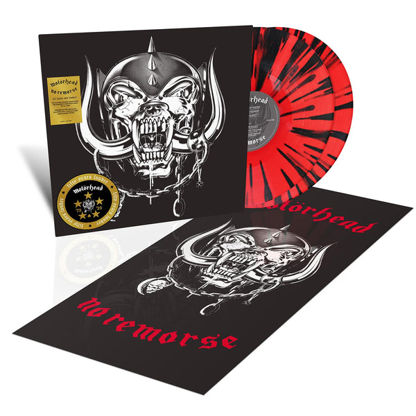 Motorhead No Remorse 50th Anniversary Vinyl LP [Red/Black Splatter]