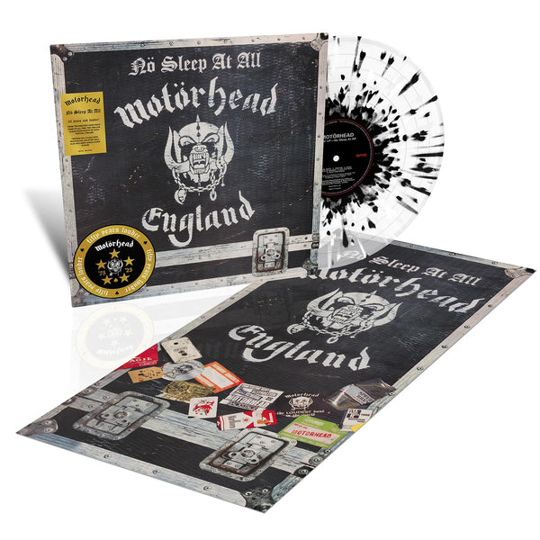 Motorhead No Sleep At All 50th Anniversary Vinyl LP [Clear/White/Black Splatter]