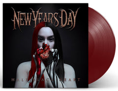 New Years Day Half Black Heart Vinyl LP [Red]