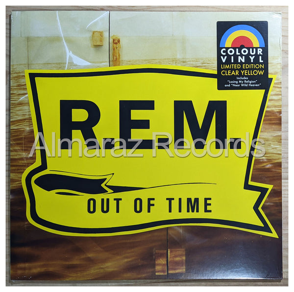 R.E.M. Out Of Time Limited Clear Yellow Viniyl LP
