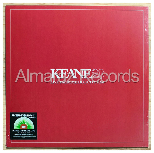 Keane Live From Mexico City 2024 Vinyl LP [Green/White Splatter][RSD 2025]