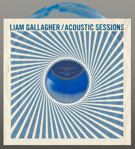Liam Gallagher Acoustic Sessions Vinyl LP [Silver/Blue Swirl][RSD 2025]