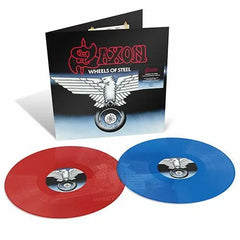 Saxon Wheels Of Steel 45th Anniversary Vinyl LP [Red/Blue][RSD 2025]