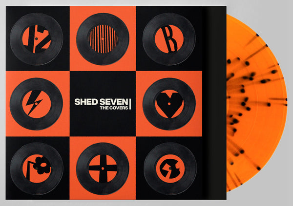 Shed Seven The Covers Vinyl LP [Orange/Black Splatter][RSD 2025]