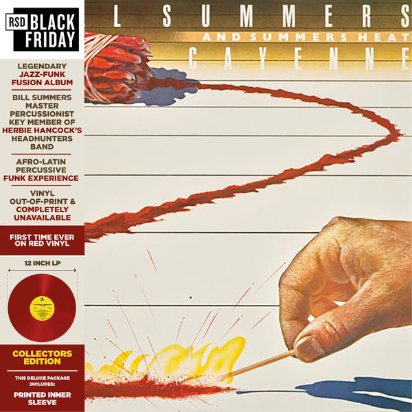 Bill Summers & Summer Heat Cayenne Vinyl LP [Opaque Red][RSD Black Friday 2026]
