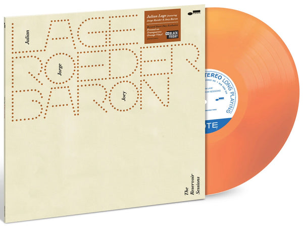 Julian Lage feat Jorge Roeder & Joey Baron The Reservoir Sessions Vinyl LP [Transparent Orange][RSD Black Friday 2026]