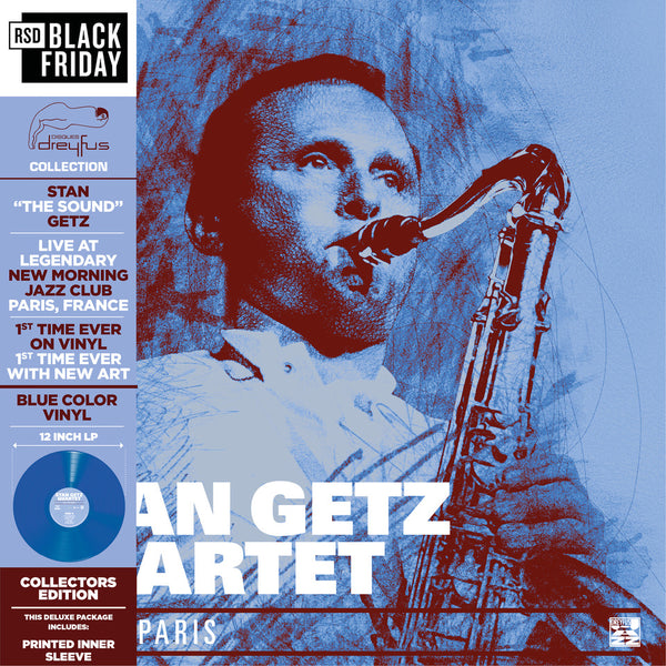 Stan Getz Quartet Live In Paris Vinyl LP [Dark Blue][RSD Black Friday 2026]