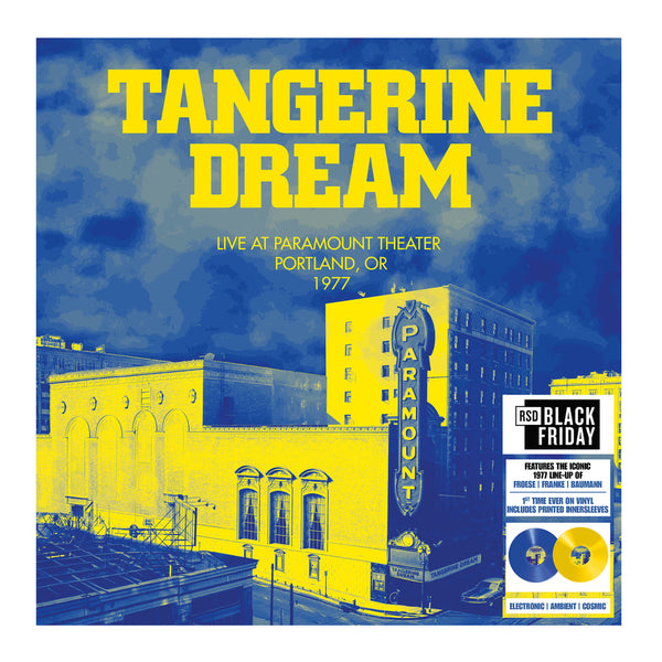 Tangerine Dream Portland Concert April 20th 1977 Vinyl LP [Blue/Yellow][RSD Black Friday 2026]