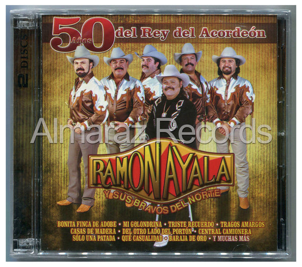 Ramon Ayala 50 Años Del Rey Del Acordeon CD+DVD